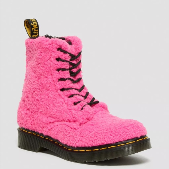 Brand New No Tags  💗 1460 PASCAL WOMEN'S FAUX SHEARLING BOOTS Doc Martens - Picture 3 of 13